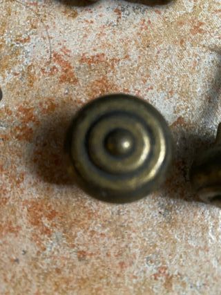 Lote 6 tiradores vintage latón