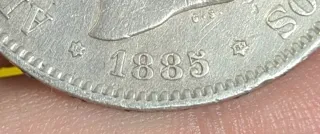 5 Pesetas 1885 Alfonso XII