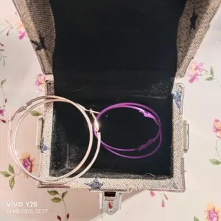 Mini Joyero Cofre Vintage + Pack Pendientes⭐