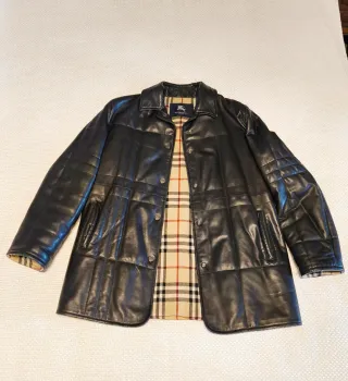 Parka Burberry de Piel