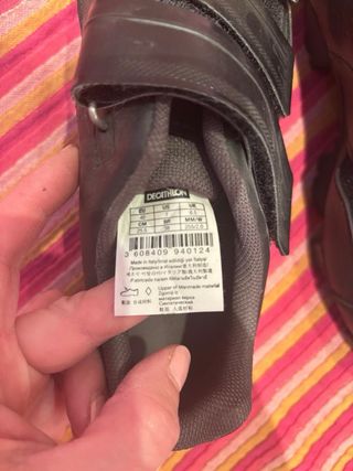 Zapatillas B'TWIN Spinning Negras