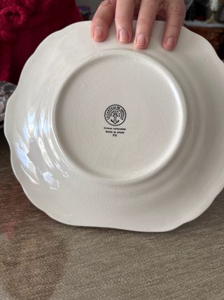 Bandejas La Cartuja Porcelana Diseño Negro