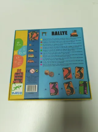 Juego de cálculo RALLYE Djeco 6-10 años