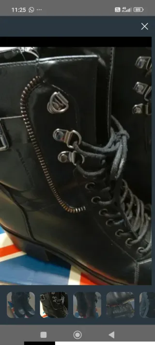 Stivaletti neri donna anfibi