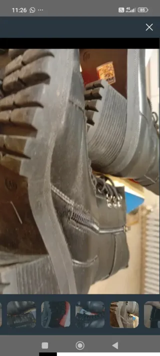 Stivaletti neri donna anfibi