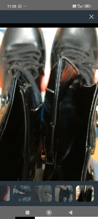 Stivaletti neri donna anfibi