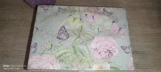 Lote Shabby Chic: Caja y Botella