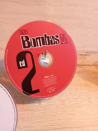 Lote 4 CDs Las Bombas del Año