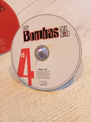 Lote 4 CDs Las Bombas del Año
