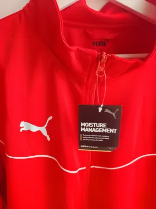 Sudadera Puma TeamRise Talla XL Roja