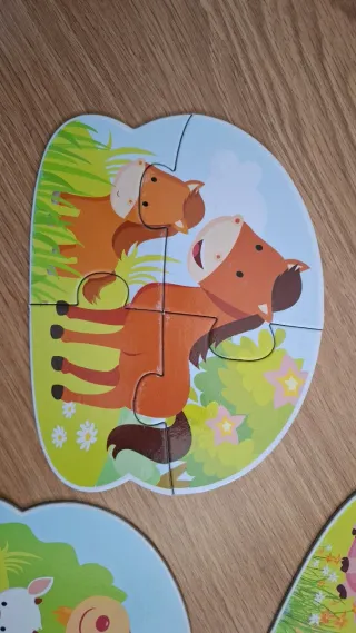 Puzzles de animales de granja