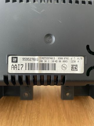 Pantalla Multifunción Chevrolet Cruze 2009-2016