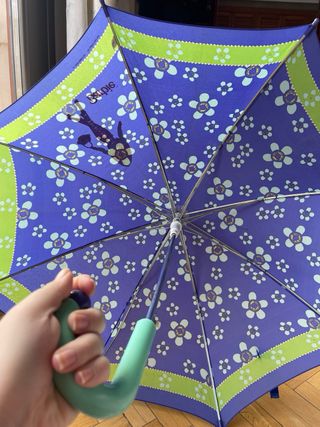 Paraguas Barbie Vintage Azul y Rosa