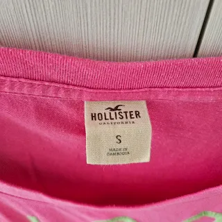 Camiseta Hollister rosa