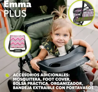 LIONELO Emma Plus Passeggino fino a 15 kg 6-36M