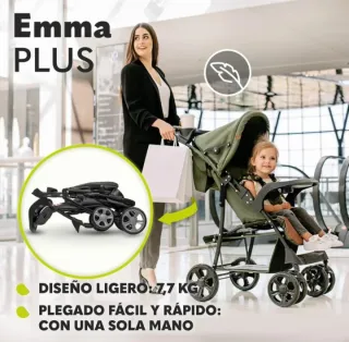 LIONELO Emma Plus Passeggino fino a 15 kg 6-36M