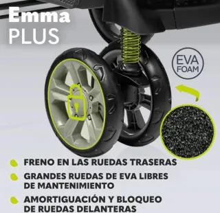 LIONELO Emma Plus Passeggino fino a 15 kg 6-36M