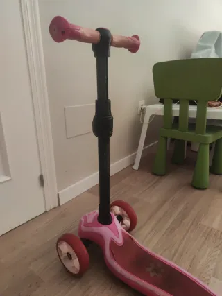 Patinete infantil Tijuana 3 ruedas. Rosa.