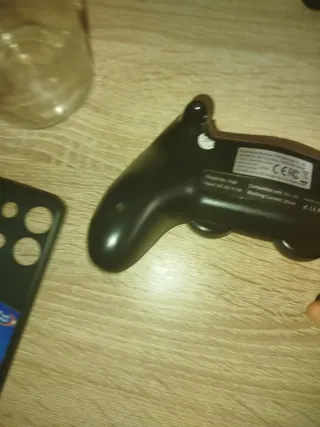 Mando PS4 Rojo y Negro Fake