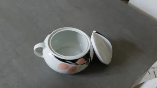 Zuppiera Bavaria Fiori Arancio