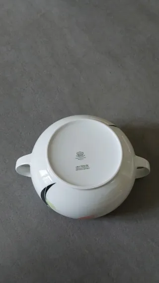 Zuppiera Bavaria Fiori Arancio