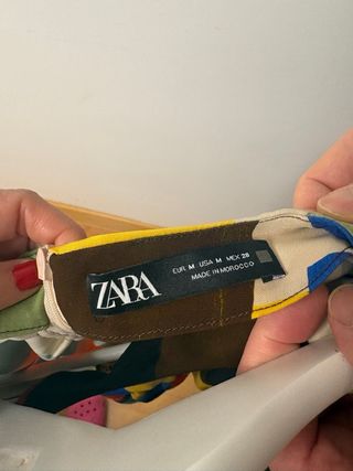 Vestido estampado multicolor