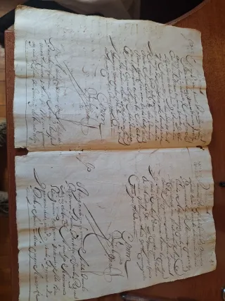 Documento manuscrito Caravaca 1678
