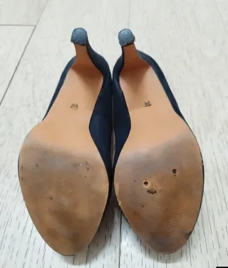 Zapatos de tacón Mariamare negros de ante T 38