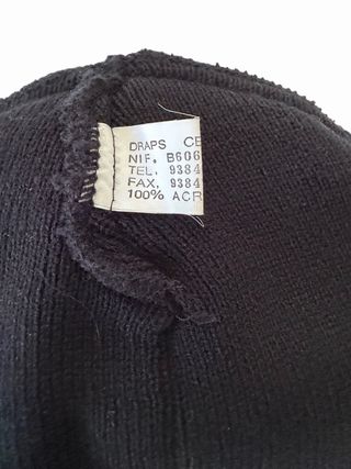 Berretto FC Barcelona Nero Vintage