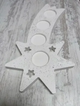 Portavelas estrella Adviento
