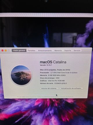 iMac 21,5 Finales 2013