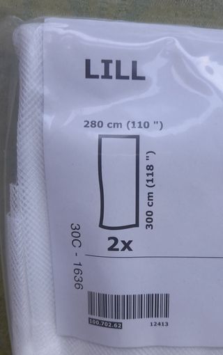 CORTINAS LILL de IKEA