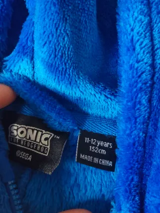 Pijama mono Sonic Talla 11/12