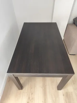 Mesa comedor extensible wengué