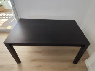 Mesa comedor extensible wengué