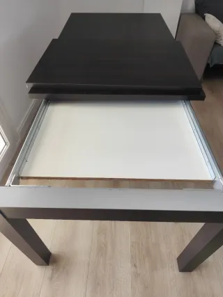 Mesa comedor extensible wengué