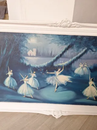 Cuadro grande bailarinas estilo romántico – 115x65