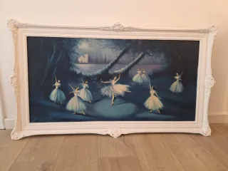 Cuadro grande bailarinas estilo romántico – 115x65
