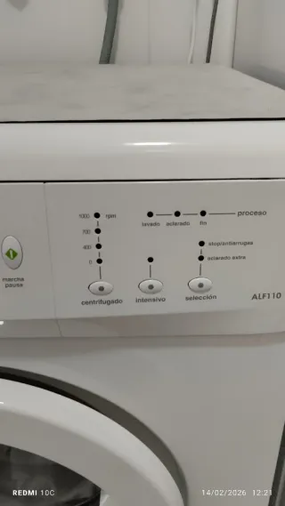 Lavadora ASPES clase AA 1000RPM