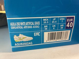 Zapatillas Fútbol Joma Aguila Blancas Talla 40