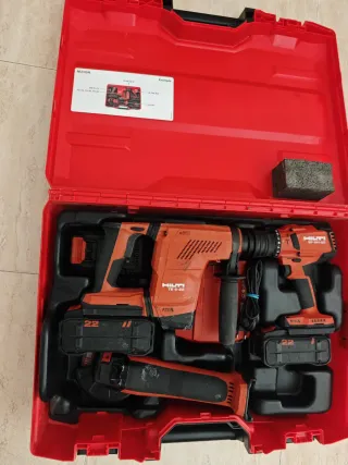 HILTI TE 6-22 Taladro Rotomartillo + Amoladora
