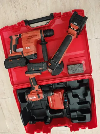 HILTI TE 6-22 Taladro Rotomartillo + Amoladora