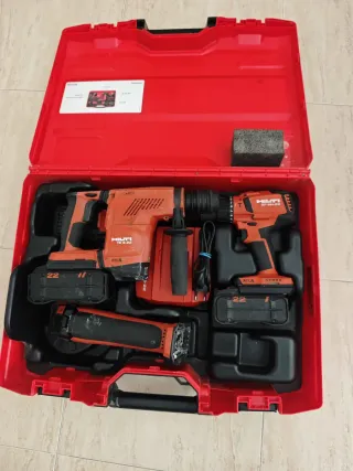 HILTI TE 6-22 Taladro Rotomartillo + Amoladora