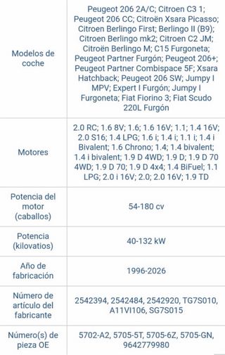 Alternador AD38465 14V 70A PSA