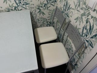 Conjunto 2 Sillas Cocina Blancas