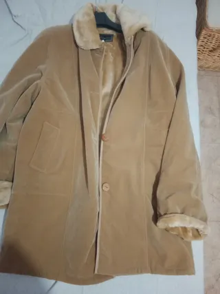 Abrigo beige mujer talla XL