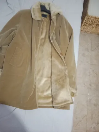 Abrigo beige mujer talla XL