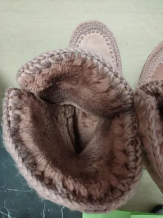 Botas imitación Mou forradas invierno rosas