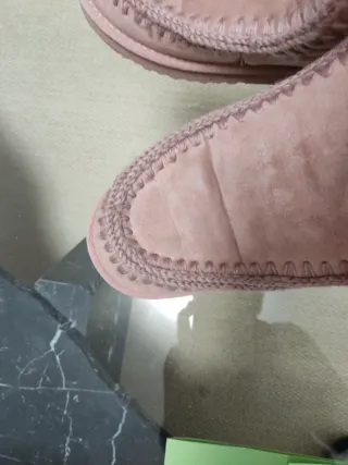 Botas imitación Mou forradas invierno rosas