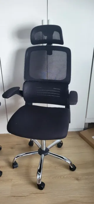 2 Sillas Ergonómicas Oficina Negras